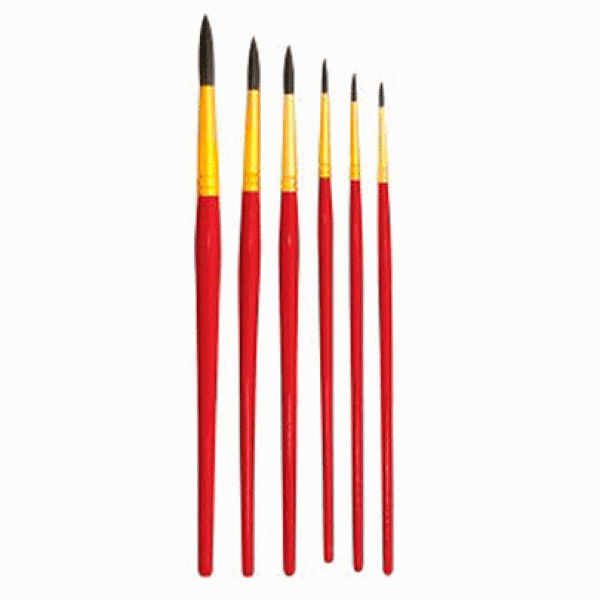 Пензель художня Maestro, поні, кругла, №3