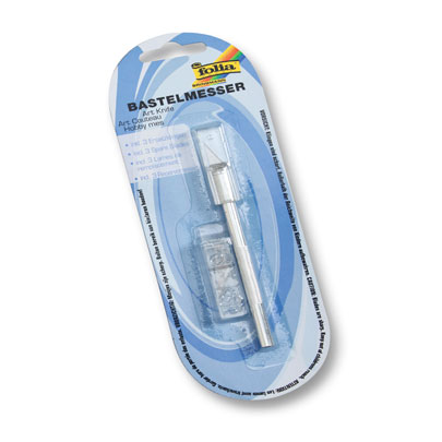 Макетный нож Folia Alu-cutter + 3 сменных лезвия
