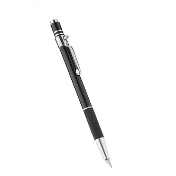 Макетний ніж Transotype Push button knife, чорний, кут леза 30 °