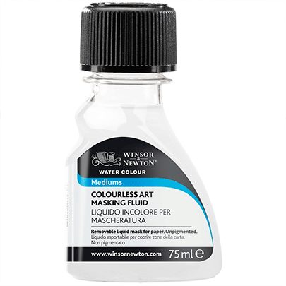 Маскирующая жидкость Winsor & Newton, Colourless Art Masking Fluid, 75 мл