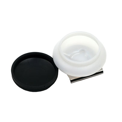 Масленка одинарная D.K.Art & Craft, пластиковая с крышкой (4,5х1,7 см)