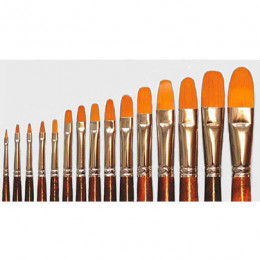 Кисть овальна, синтетика, Masterkisti