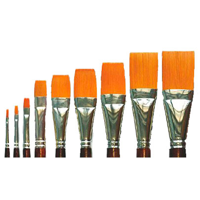 Кисть плоская, синтетика, Masterkisti