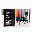Набір акрилових фарб 12 кольорів по 22 мл, Liquitex Basics Acrylic Set