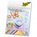 Набор бумаги Folia Creative Card Marguerite metallic, 23х33 см, Маргаритки металлик, 10 листов