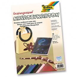 Набор бумаги Folia Creative Card "Snake Skin", 23х33 см, Кожа змеи, 10 листов