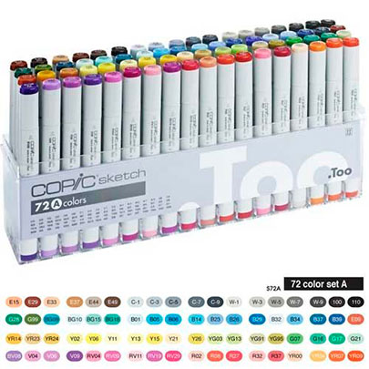 Набор Copic Sketch А, 72 шт
