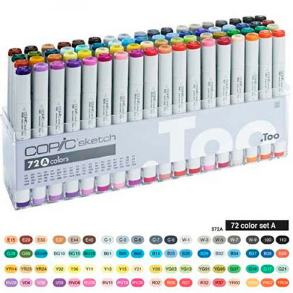 Набор Copic Sketch А, 72 шт