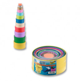 Набір кольорових коробок для декору "Круг" 12 шт