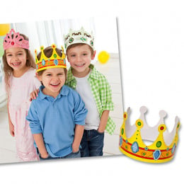 Набір дитячих корон для декору Children's Crowns, 6 шт.