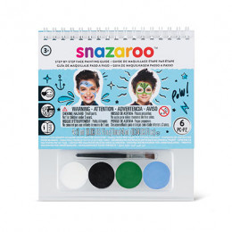 Набір для аквагриму Snazaroo Boys, 4 фарби + 1 пензлик