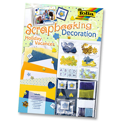 Набор для скрапбукинга Folia Scrapbooking set, Праздник