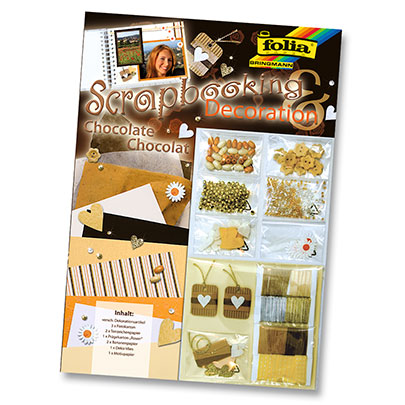 Набор для скрапбукинга Folia Scrapbooking set, Шоколад