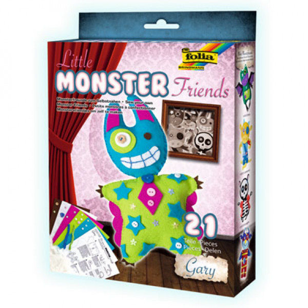 Набор для создания игрушки из фетра "Монстрик Gary"