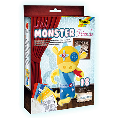 Набор для создания игрушки из фетра Монстрик Loonymoo
