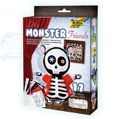 Набор для создания игрушки из фетра Монстрик Scraggles