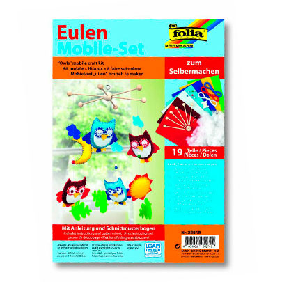 Набор для создания мобилей Decorative Diy Mobiles Owls, совы