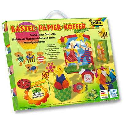 Набор для творчества Творческий чемоданчик, Весна/Пасха 110 элементов