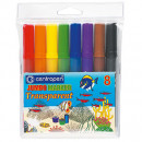 Набор фломастеров Jumbo transparent Centropen, 8 цветов