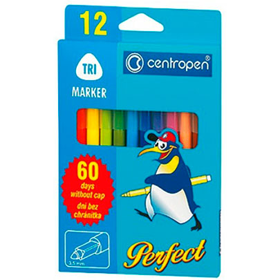 Набор фломастеров Perfect Centropen, 12 цветов