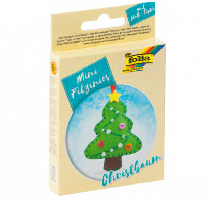 Набор из фетра для пошива мини фигурки, Folia Mini felt sewing sets, Елочка
