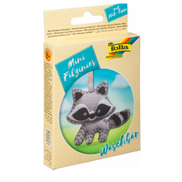 Набор из фетра для пошива мини фигурки, Folia "Mini felt sewing sets", Енот