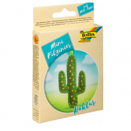 Набор из фетра для пошива мини фигурки, Folia "Mini felt sewing sets", Кактус