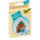Набор из фетра для пошива мини фигурки, Folia Mini felt sewing sets, Рождественский домик