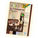 Набор картона с блестками Folia Glitter Board 300г, Classic