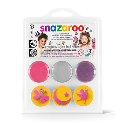 Набор красок для аквагрима Butterfly, 3 краски + 3 трафарета