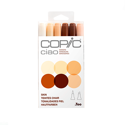 Набор маркеров Copic Ciao Set Skin, 6 шт