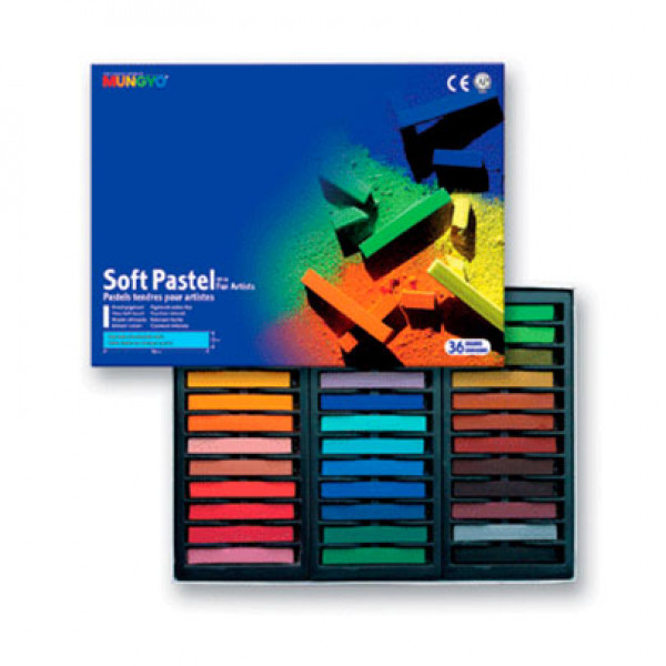 Набір м'якої пастелі Mungyo, 36 шт