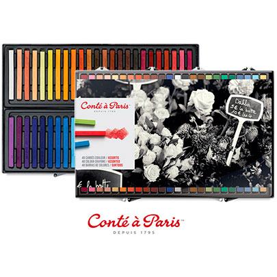 Набор пастели цветной Conte Colour, ассорти, 48 шт
