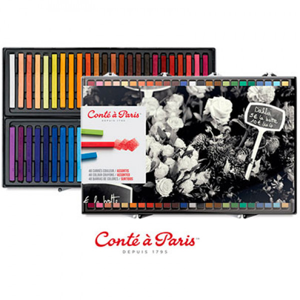 Набір кольорової пастелі Conte Colour, асорті, 48 шт