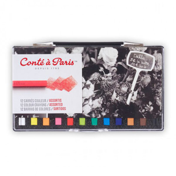 Набір кольорової пастелі Conte Colour, 12 шт