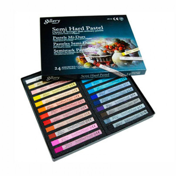 Набор пастели полутвердой, Mungyo., MPL-24, 24 цвета