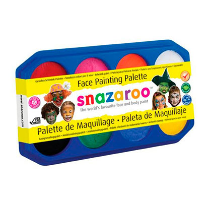 Набор профессионального аквагрима Snazaroo, 8 цветов