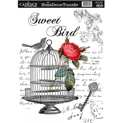 Натирки черно-белые Cadence Home Decor Transfer, 25х35 см, HDT-002