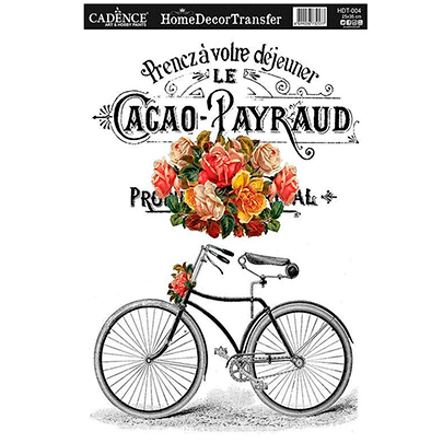 Натирки черно-белые Cadence Home Decor Transfer, 25х35 см, HDT-004