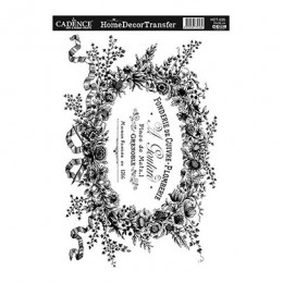 Натирання чорно-біле Cadence Home Decor Transfer, 25х35 см, HDT-035