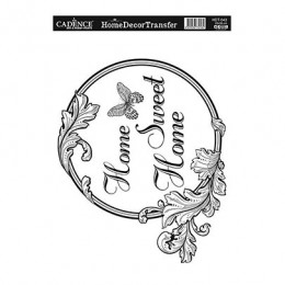 Натирання чорно-біле Cadence Home Decor Transfer, 25х35 см, HDT-043