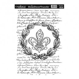 Натирання чорно-біле Cadence Home Decor Transfer, 25х35 см, HDT-053