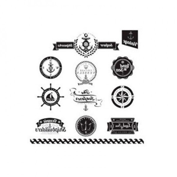 Натирки черно-белые винтаж Cadence Rub On Transfers Blac Vintage, 17х25 см, R-035