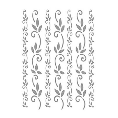 Натирки серебро Cadence Rub On Transfers Silver, 17х25 см, V-002