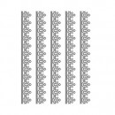 Натирки серебро Cadence Rub On Transfers Silver, 17х25 см, V-035