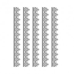 Натирання срібне Cadenсe Rub On Transfers Silver, 17х25 см, V-035