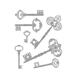 Натирання срібне Cadence Rub On Transfers Silver, 17х25 см, V-100