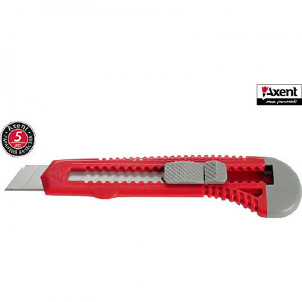 Ніж канцелярський Axent, 18 мм, в блістері 