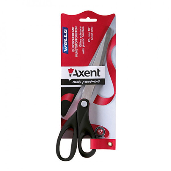 Ножиці Axent, чорні, 25 см