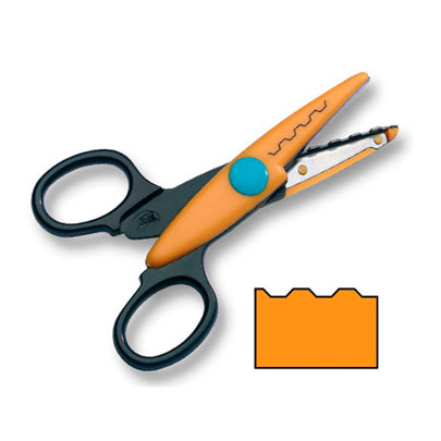 Ножницы фигурные Folia Contour scissors, Cog Wheel Cut
